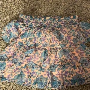 Girls pink blue and purple skort